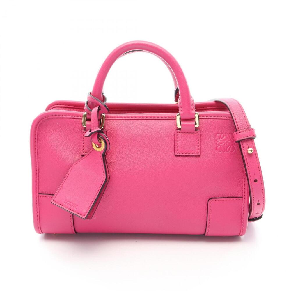 Loewe Amazona 24 2-Way Handbag, Leather, Women's, Pink